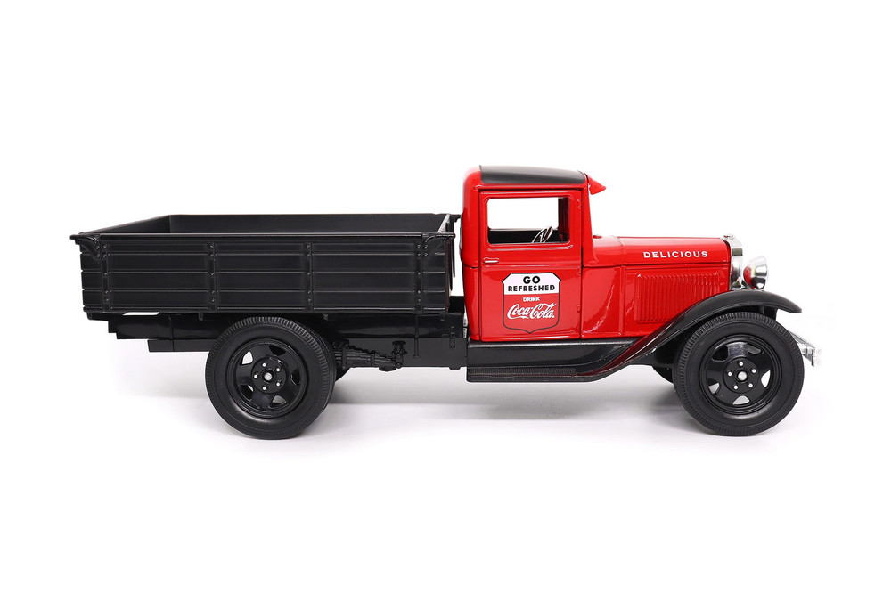 Coca-Cola 1931 Ford Pickup Model AA, Red - Motor City Classics 424022 - 1/24 Scale Diecast Model Toy Car
