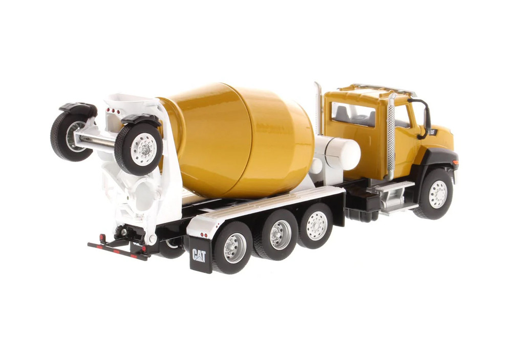 Caterpillar CT660 McNeilus Bridgemaster Concrete-Mixer, Yellow - Diecast Masters 85632 - 1/64 Scale Diecast Model Toy Car