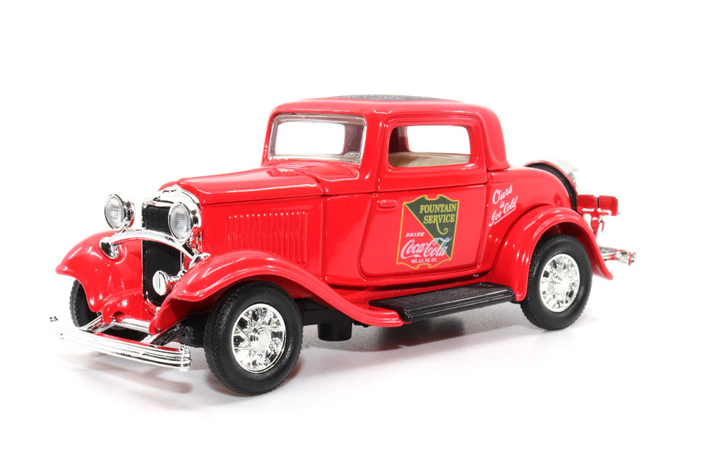 Coca-Cola 1932 Ford Coupe, Red - Motor City Classics 443030 - 1/43