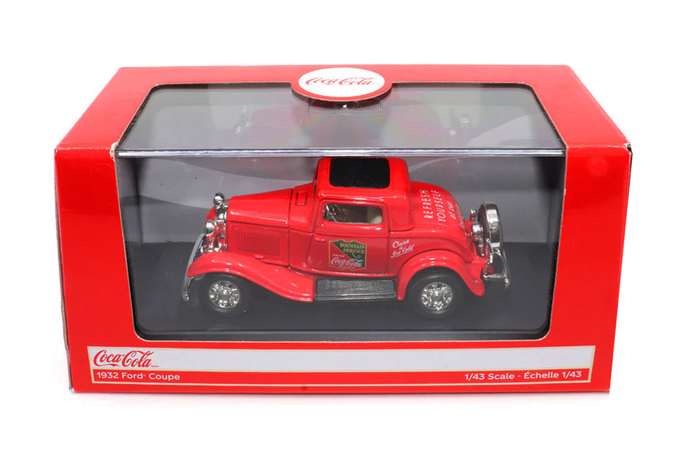 Coca-Cola 1932 Ford Coupe, Red - Motor City Classics 443030 - 1/43