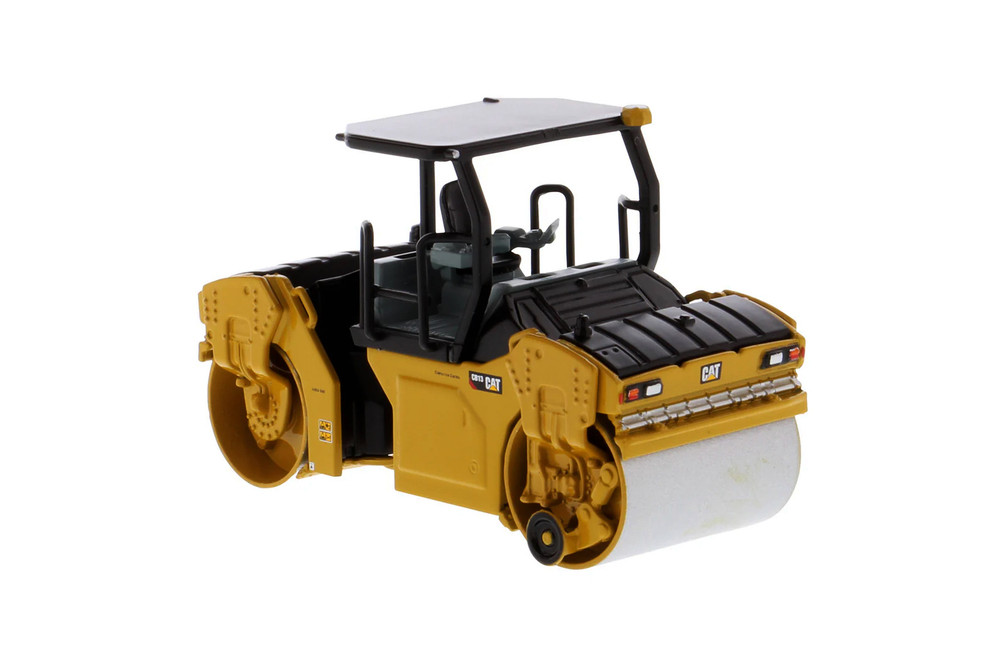 Caterpillar CB-13 Tandem Vibratory Roller w/ROPS, Yellow - Diecast Masters 85630 - 1/64 Scale Diecast Model Toy Car