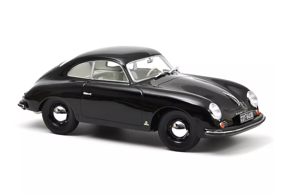 1954 Porsche 356 Coupe, Black - Norev 187451 - 1/18 Scale Diecast