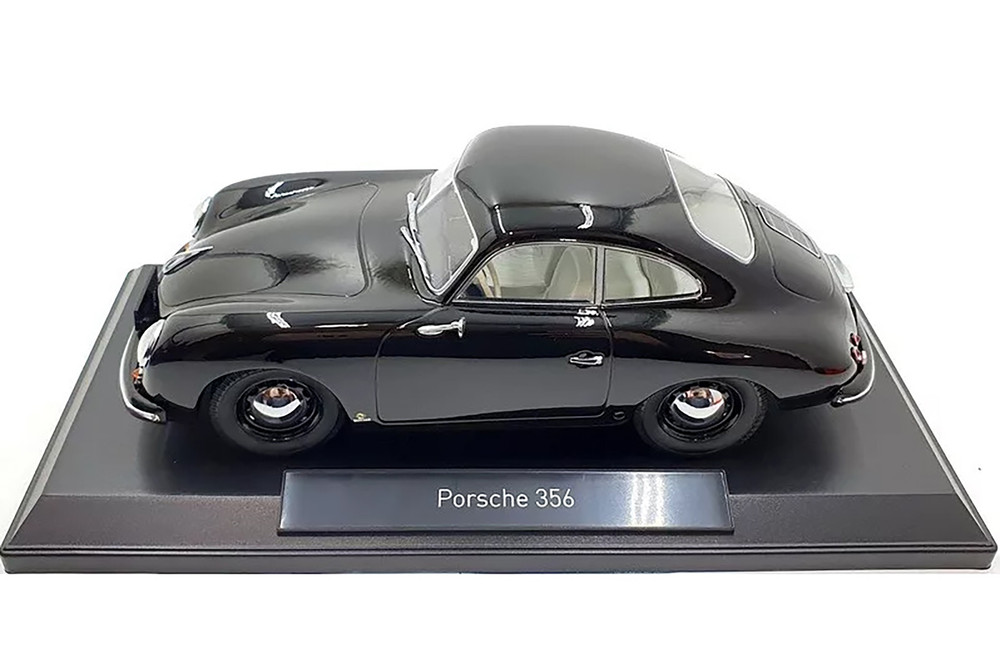 1954 Porsche 356 Coupe, Black - Norev 187451 - 1/18 Scale Diecast