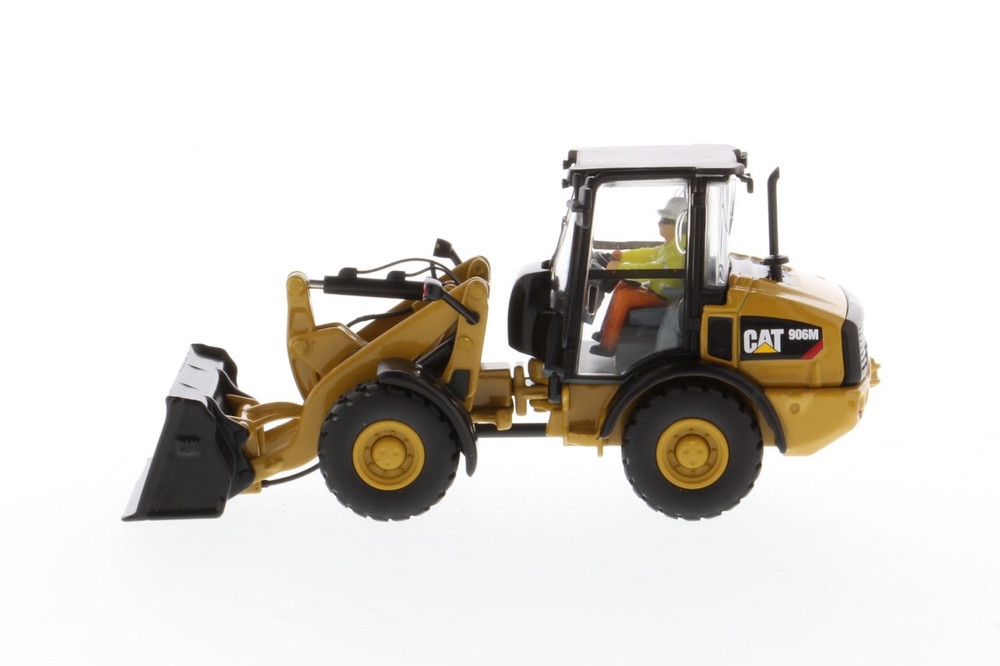 Caterpillar 906M Compact Wheel Loader w/Operator, Yellow - Diecast Masters 85557 - 1/50 Scale Diecast Model Toy Car