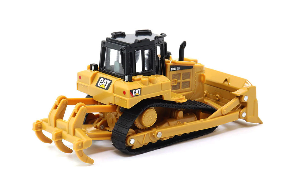 Caterpillar D6R Track-Type Tractor, Yellow/Black - Diecast Masters 84645CS - 1/64 Scale Diecast Model Toy Car