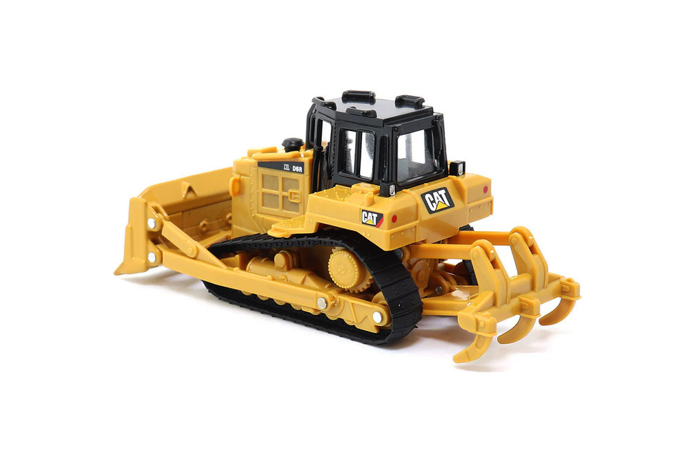 Caterpillar D6R Track-Type Tractor, Yellow/Black - Diecast Masters 84645CS - 1/64 Scale Diecast Model Toy Car