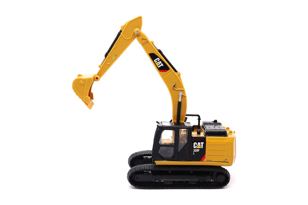 Caterpillar 320F L Hydraulic Excavator, Yellow/Black - Diecast Masters 84644CS - 1/64 Scale Diecast Model Toy Car