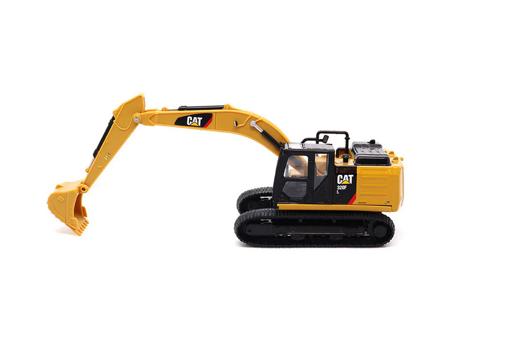 Caterpillar 320F L Hydraulic Excavator, Yellow/Black - Diecast Masters 84644CS - 1/64 Scale Diecast Model Toy Car