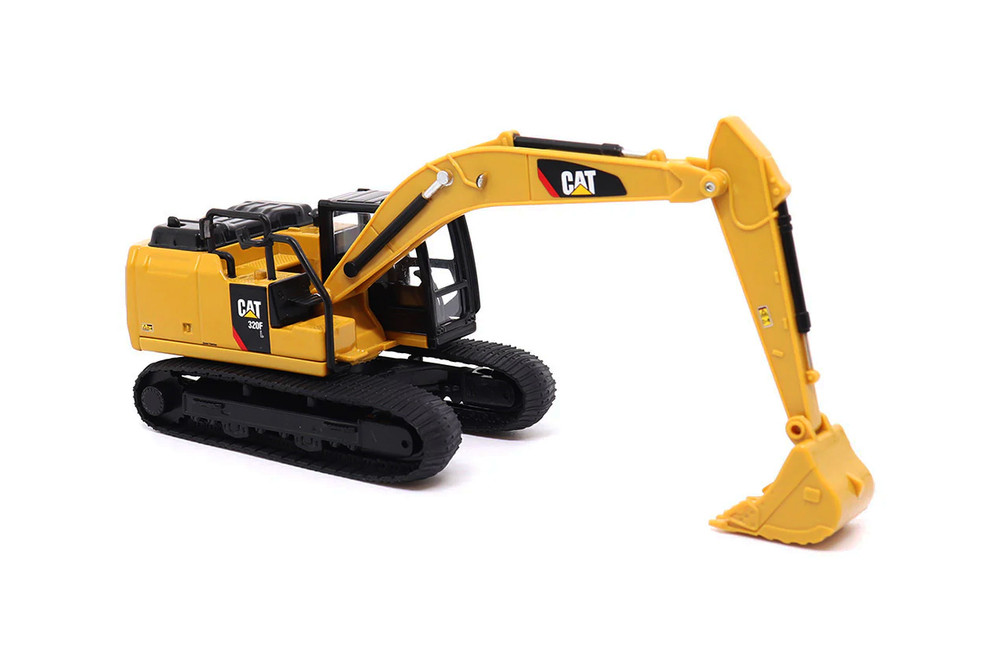 Caterpillar 320F L Hydraulic Excavator, Yellow/Black - Diecast Masters 84644CS - 1/64 Scale Diecast Model Toy Car