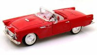 1955 Ford Thunderbird Convertible, Red Yatming 92068 1/18