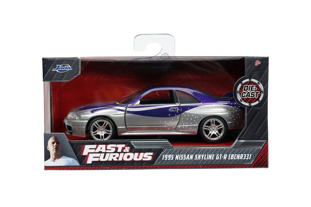 1995 Nissan Skyline GT-R (BCNR33), Fast & Furious - Jada Toys