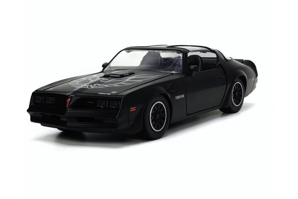 1977 Pontiac Firebird T/A Trans am T-top, Matte Black - Jada Toys