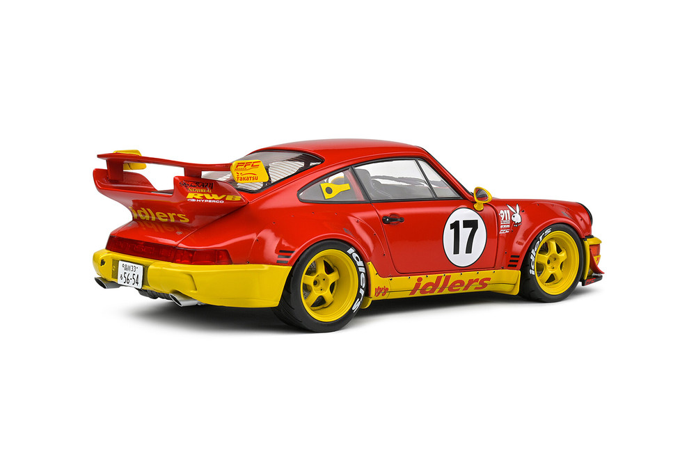 2016 RWB Bodykit Maty's Idlers, Red/Yellow - Solido S1807509 - 1/18 Scale Diecast Model Toy Car