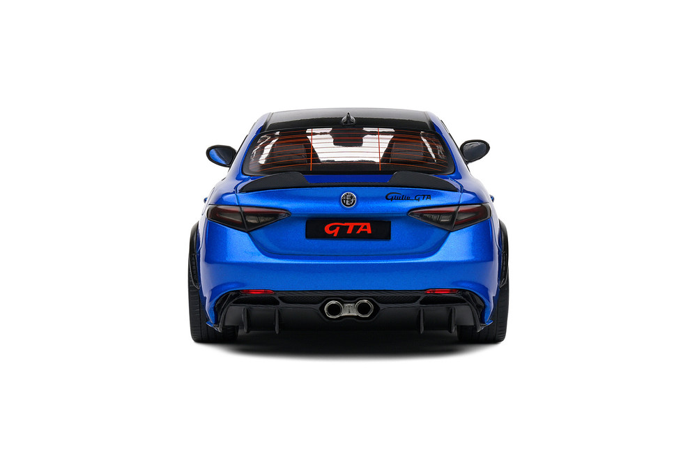 2022 Alfa Romeo Giulia GTA, Blue - Solido S1806906 - 1/18 Scale