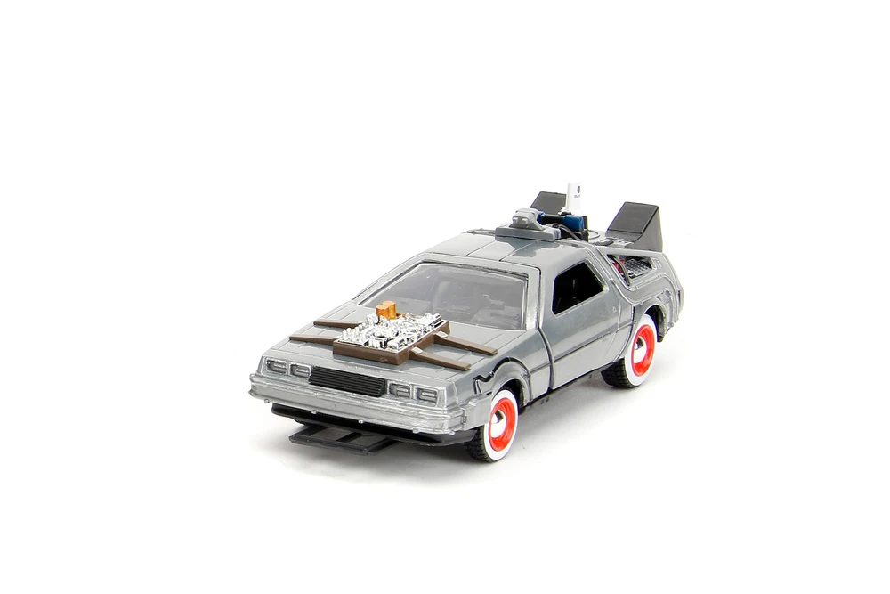 Time Machine 3-Pack, Back to the Future - Jada Toys 33399 - 1/32 Scale Diecast Model Toy Car