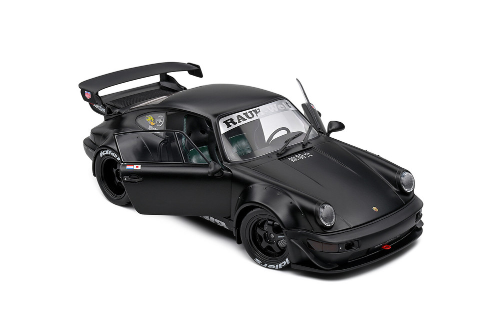 2016 RWB Bodykit Darth Vader, Matte Black - Solido S1807508 - 1/18