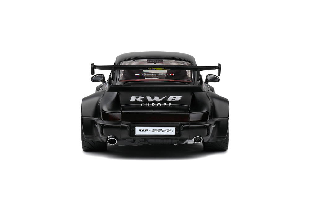 2016 RWB Bodykit Darth Vader, Matte Black - Solido S1807508 - 1/18