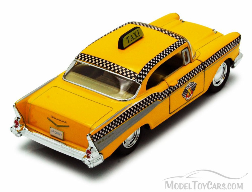 【piccolo】BUBY CHEVROLET BEL AIR TAXI NYC Taxi Cab Sedan/Bel Air 2-Pack, Yellow - - 1/37 Scale Diecast