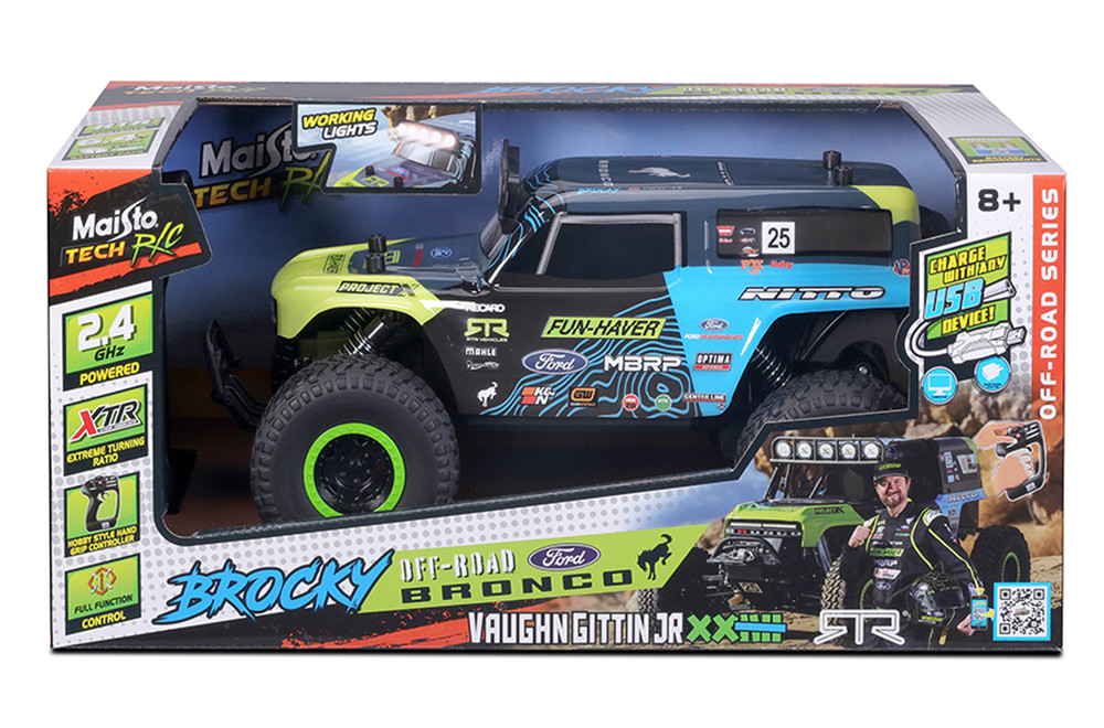 Brocky Ultra4 Off-Road Ford Bronco, Vaughn Gitten Jr. - Maisto 81605 ...