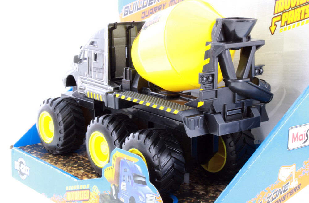 Builder Zone Quarry Monsters Concrete Mixer Truck Motorized 6