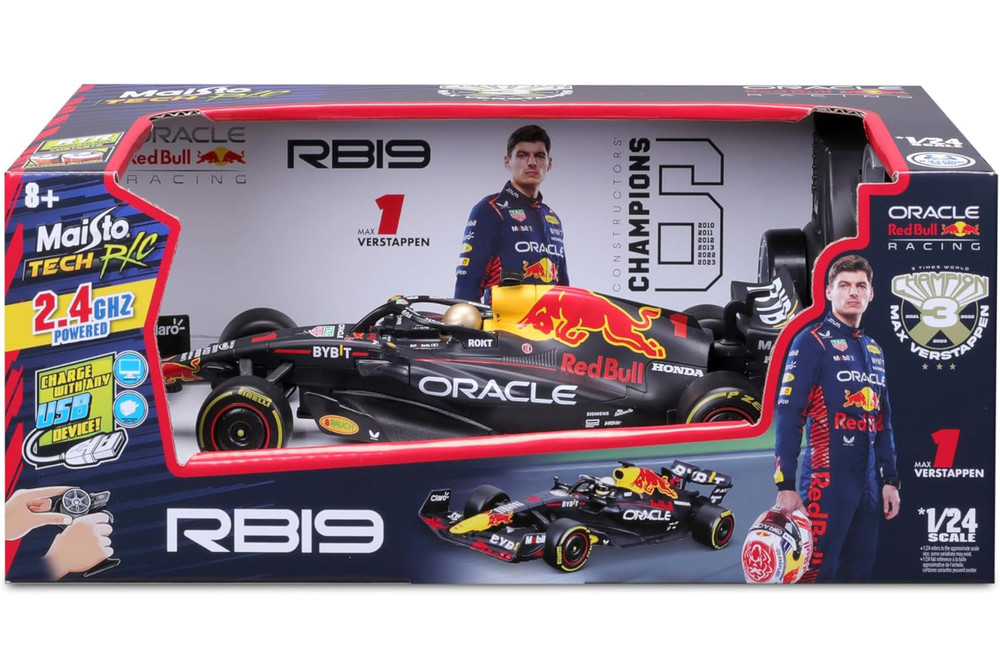 Oracle Red Bull Racing RB19 w/Driver, #1 Max Verstappen - Maisto