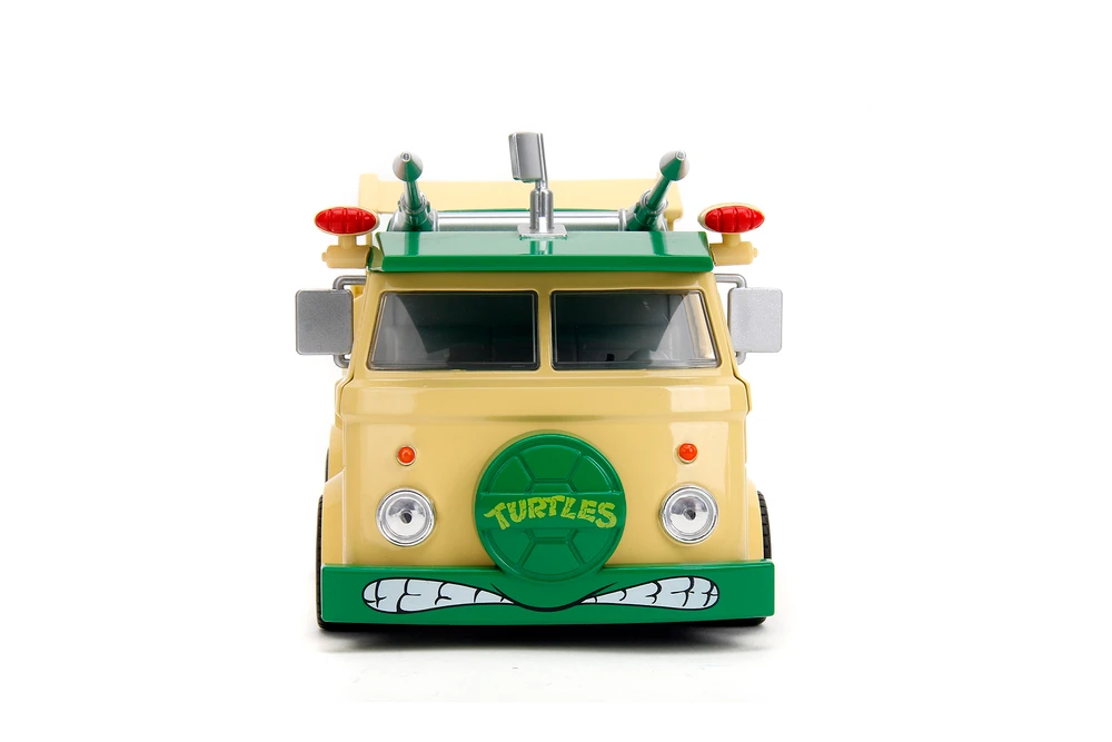Party Wagon w/Donatello Diecast Figure, Teenage Mutant Ninja Turtles - Jada Toys 34529/2 - 1/24 Scale Diecast Model Toy Car
