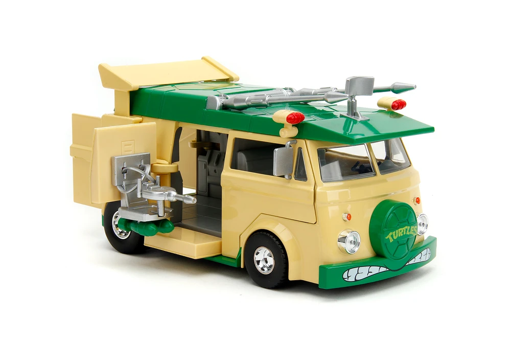 Party Wagon w/Donatello Diecast Figure, Teenage Mutant Ninja