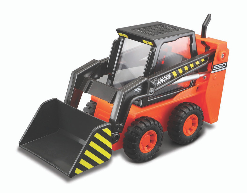 Builder Zone Street Skid Loader, Orange - Maisto 25203 - 5