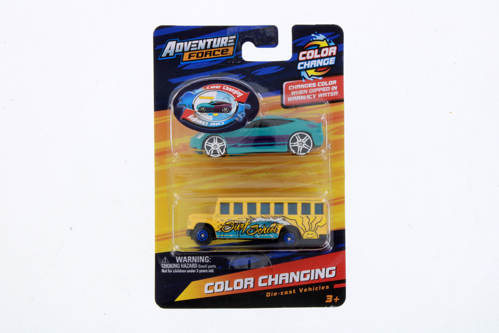 Adventure Force 2-Pack V7/Surf School Bus Color Changing