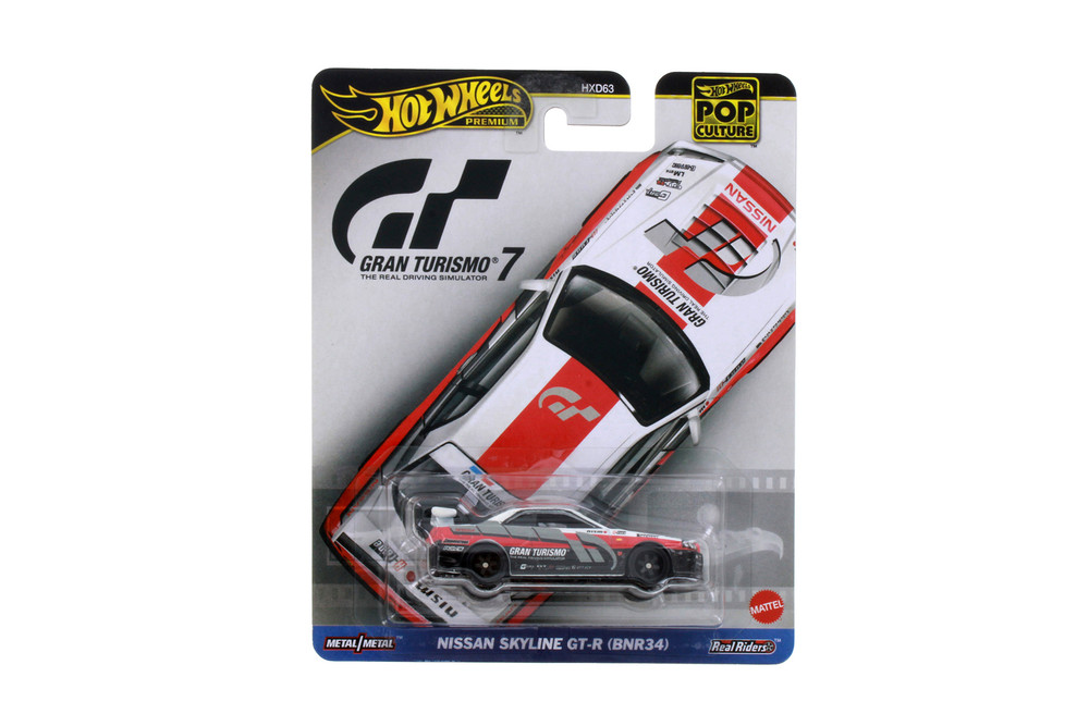 Nissan Skyline GT-R (BNR34), Gran Turismo 7 - Mattel Hot Wheels