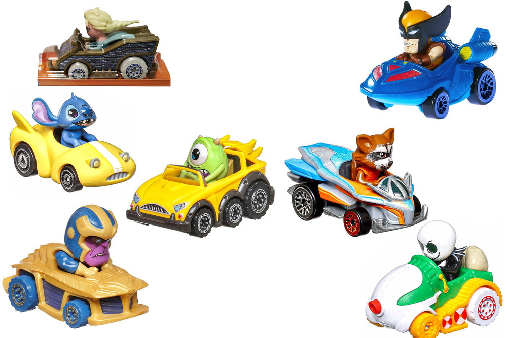 Box of 8 Racer Verse Character Car Assortment - Mattel Hot Wheels
