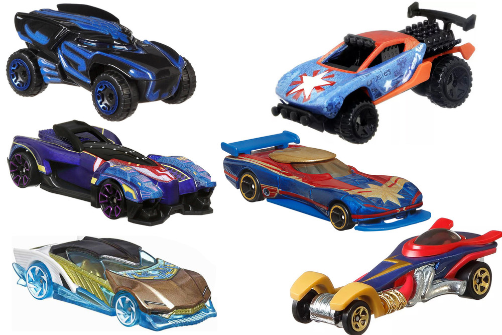 MARVEL+disney Hot Wheels プレミアムセットまとめ Hot Wheels Disney 100 Collectible Die-Cast Cars, 8-Pack Set, Star