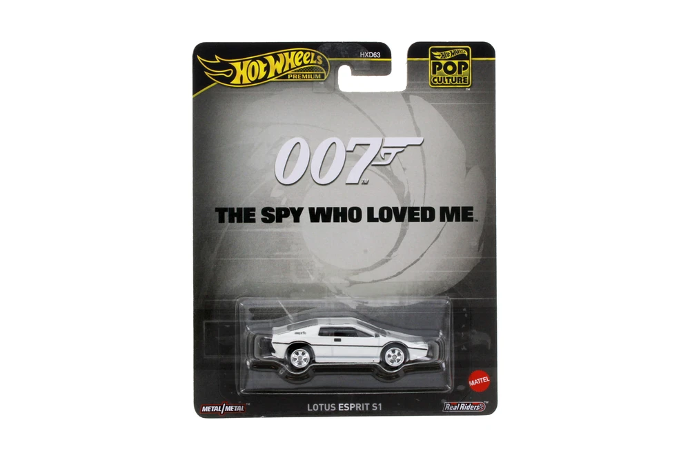 Lotus Esprit S1, 007 The Spy Who Loved Me - Mattel Hot Wheels HXD63956D - 3" Scale Diecast Model Toy Car