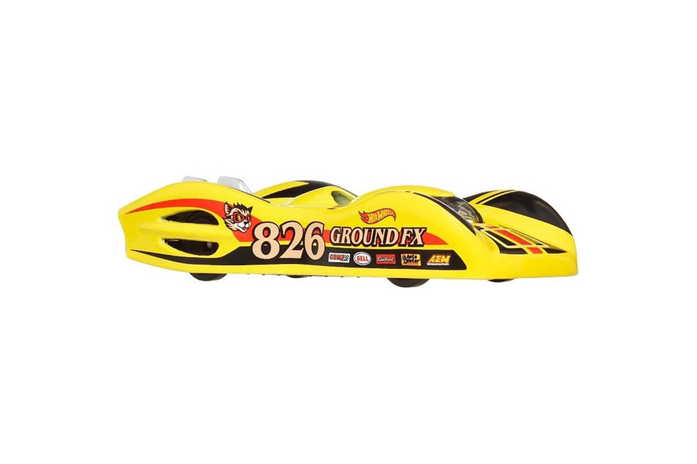 Ground FX, Yellow - Mattel Hot Wheels HRT81956F - 3" Scale Diecast Model Toy Car