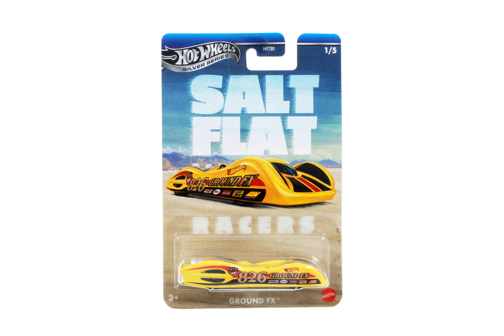 Ground FX, Yellow - Mattel Hot Wheels HRT81956F - 3" Scale Diecast Model Toy Car