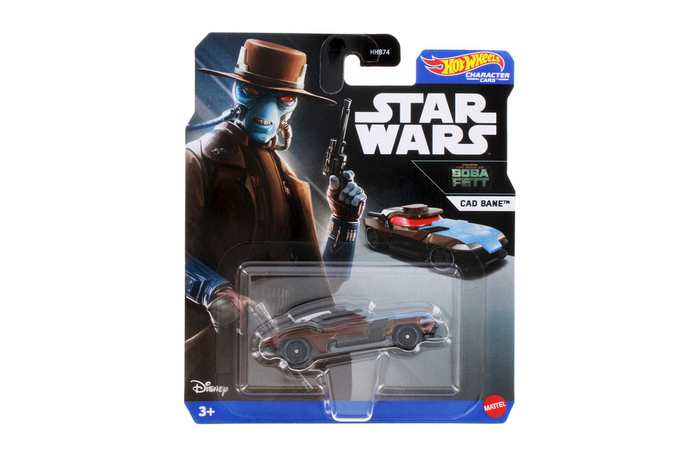 Cad Bane, The Book of Boba Fett, Brown - Mattel Hot Wheels HHB74956S - 3" Scale Diecast Model Toy Car