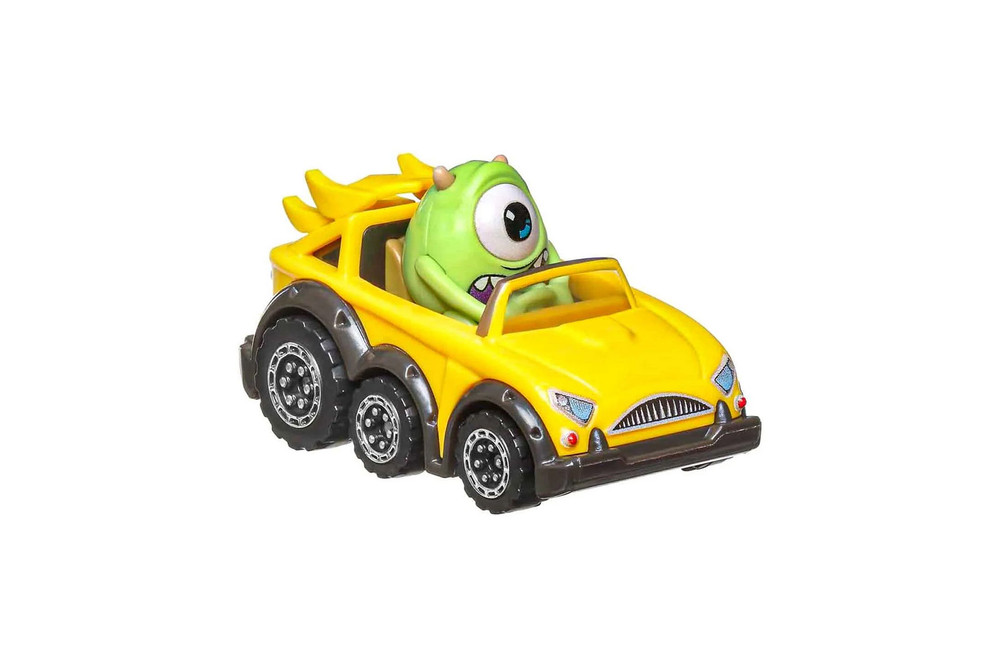 Mike Wazowski, Monsters, Yellow - Mattel Hot Wheels HKB86956M - 2.25" Scale Diecast Model Toy Car