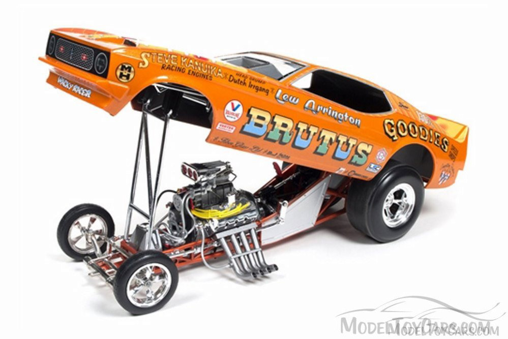 1971 Brutus Ford Mustang NHRA Funny Car, Orange - Auto World