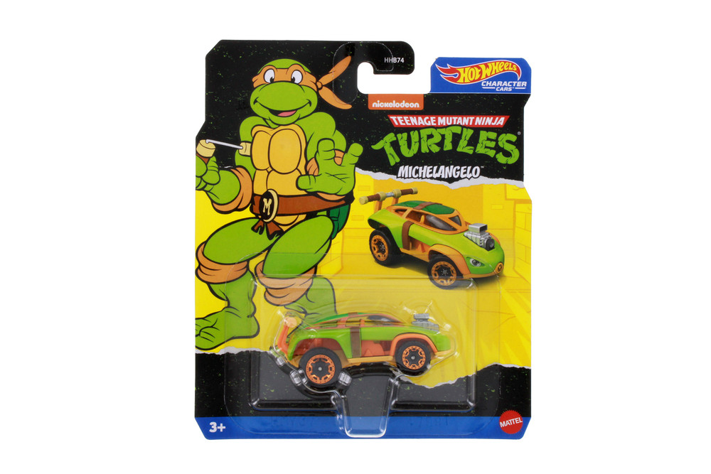 Michelangelo, Teenage Mutant Ninja Turtles, Green/Orange - Mattel