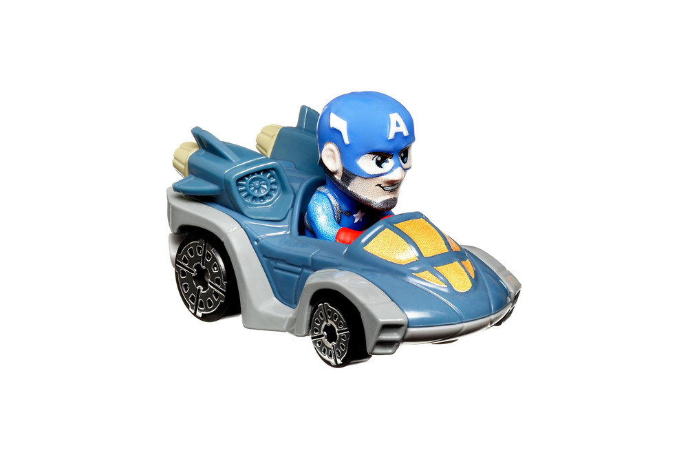 Racer Verse Marvel 5-Pack Character Car Assortment - Mattel Hot Wheels HPN409564 - 2.25" Scale Diecast Model Toy Cars
