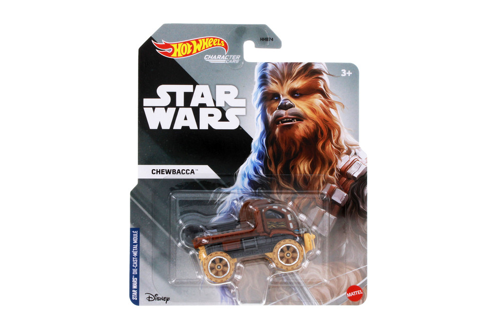 Chewbacca, Star Wars, Brown - Mattel Hot Wheels HHB74956H - 3" Scale Diecast Model Toy Car