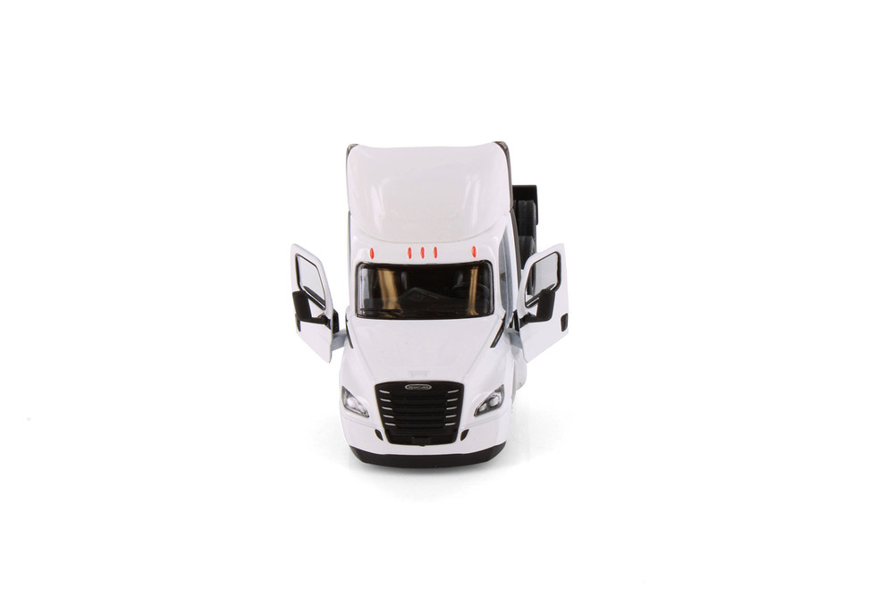 Freightliner eCascadia, White - Kinsmart 5466DW - 1/60 Scale Diecast Model Toy Car
