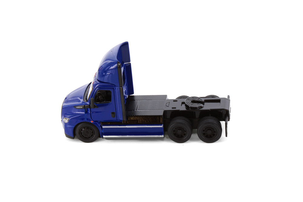 Freightliner eCascadia, Blue - Kinsmart 5466D - 1/60 Scale Diecast