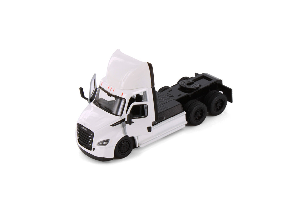 Freightliner eCascadia, White - Kinsmart 5466D - 1/60 Scale Diecast Model Toy Car