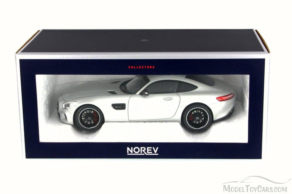 2015 Mercedes-Benz AMG GT, Silver - Norev 183495 - 1/18 Scale Diecast Model Toy Car