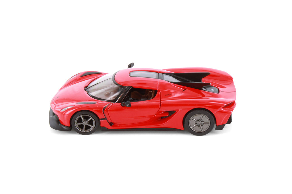 Koenigsegg Jesko Absolut, Red - Kinsmart 5473D - 1/36 Scale Diecast Model Toy Car