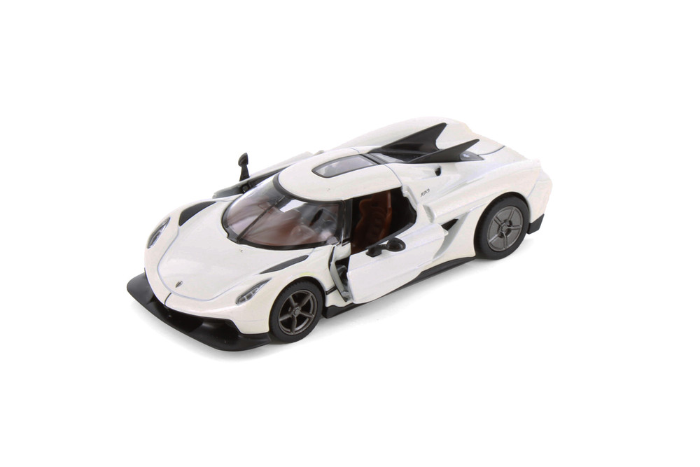 Koenigsegg Jesko Absolut, White - Kinsmart 5473D - 1/36