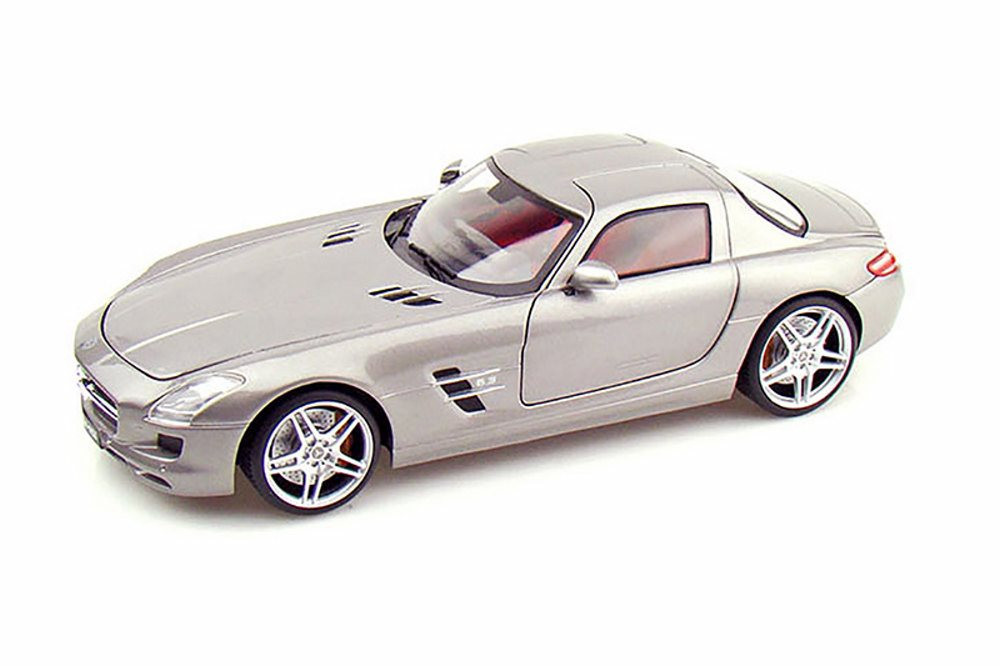 Mercedes-Benz SLS AMG, Silver - Mondomotors MO50106 - 1/18