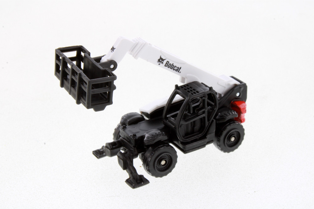 Mini Work Machines Bobcat 4-Pack Construction Vehicles, White - Maisto 12435 - 3" Scale Diecast Model Toy Car