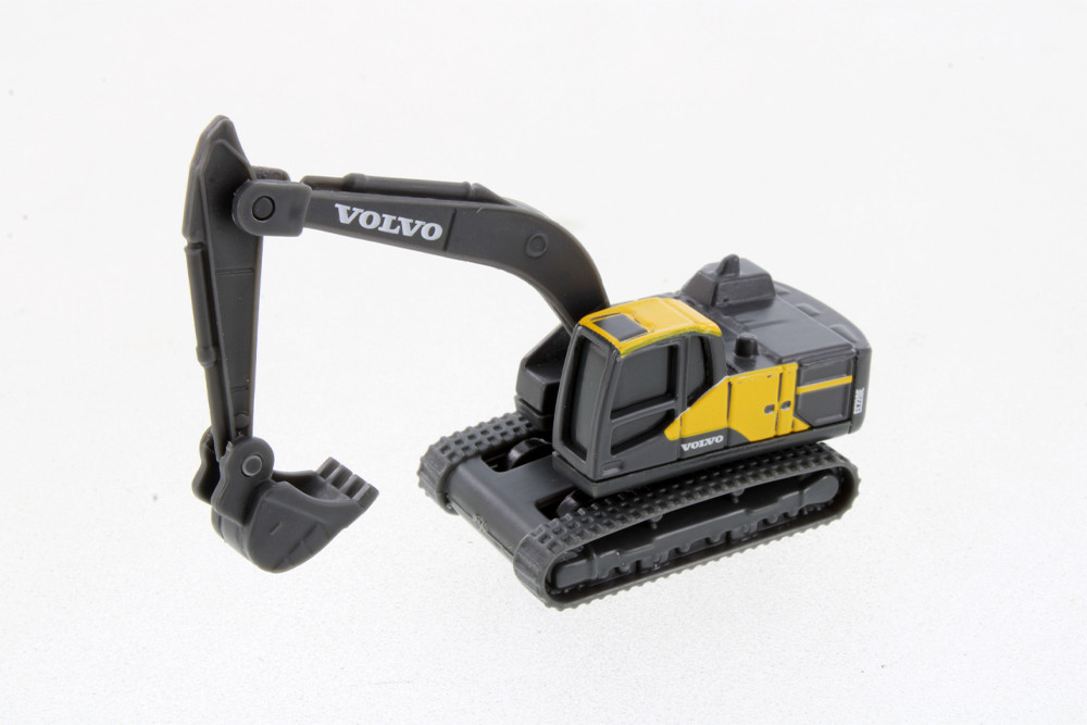 Mini Work Machines Volvo 5-Pack Construction Vehicles, Yellow - Maisto 12375 - 3" Scale Diecast Model Toy Car